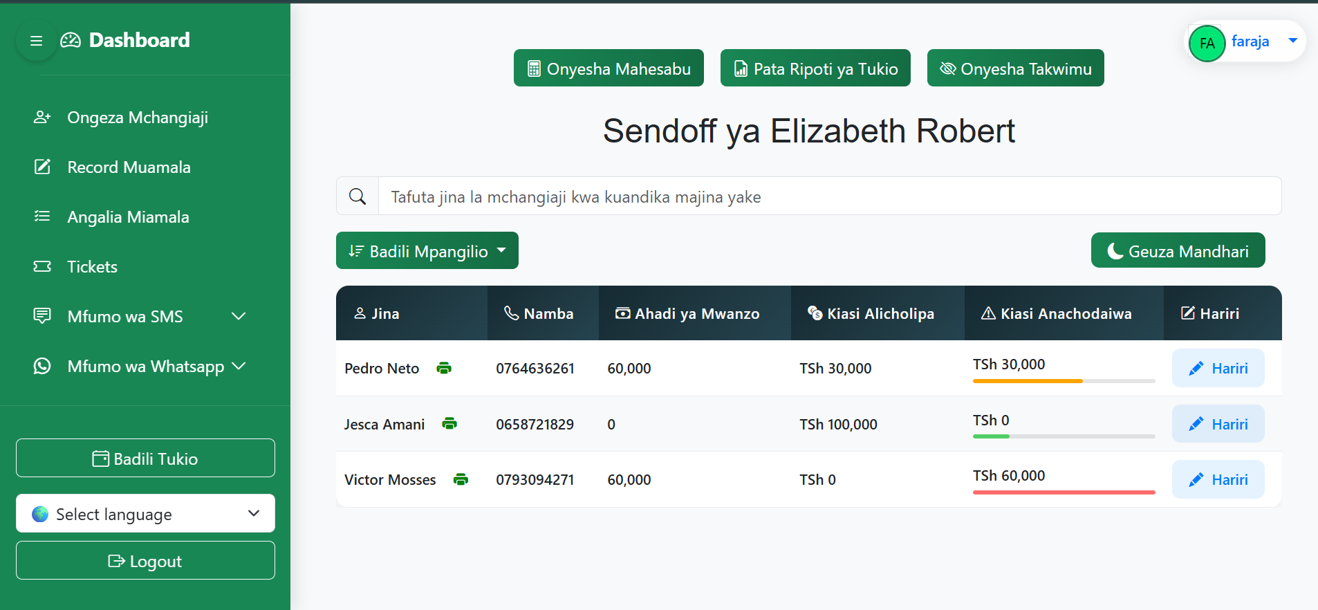 FMSPoint Dashboard